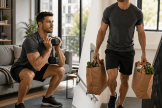 Ćwiczenia fitness w domu i aktywność w codziennym życiu